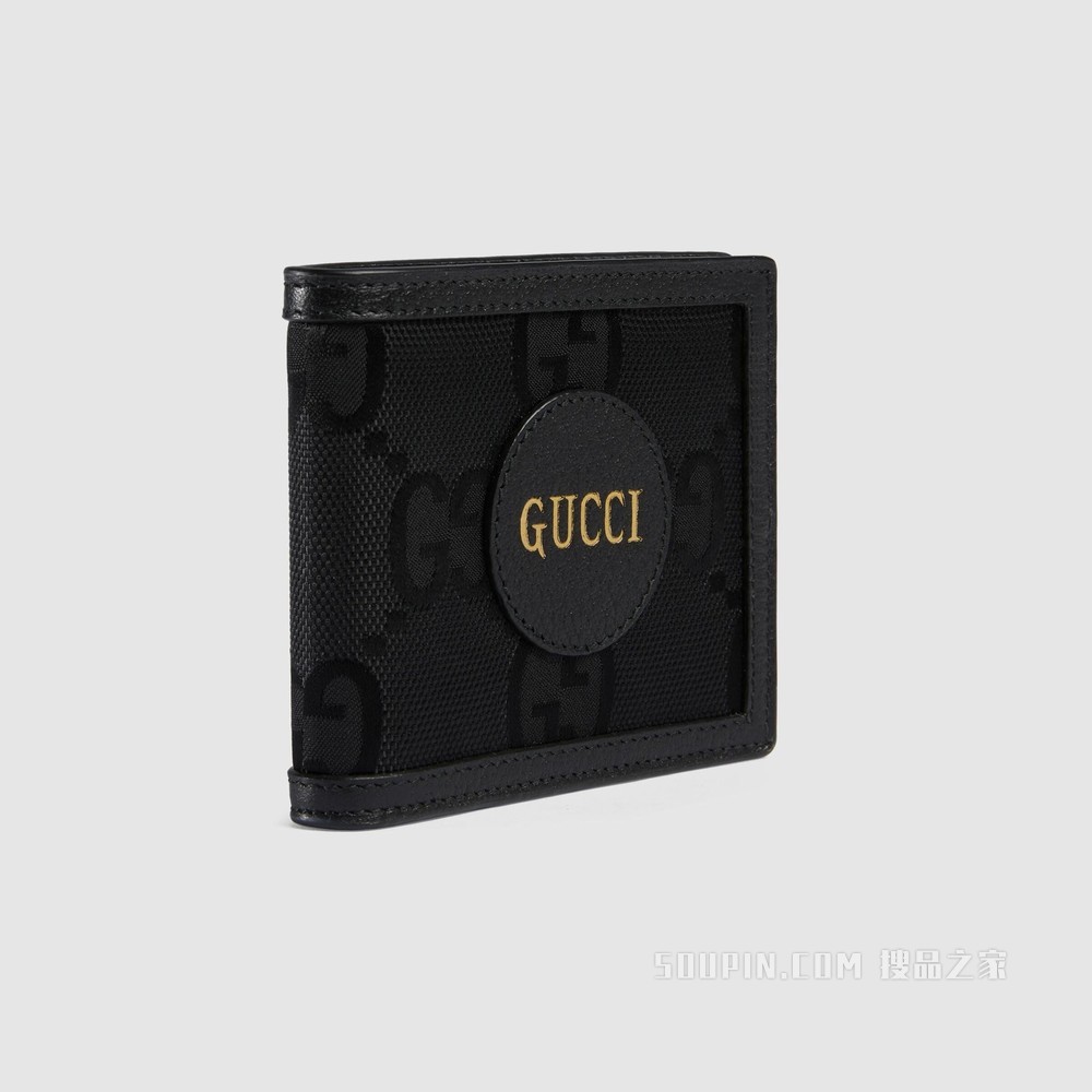 Gucci Off The Grid系列钱包 黑色GG ECONYL®