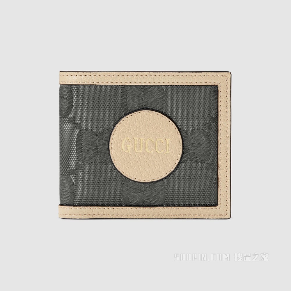 Gucci Off The Grid系列钱包 深灰色GG ECONYL®