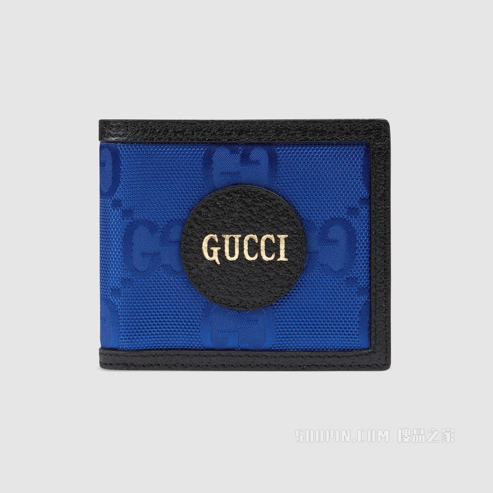 Gucci Off The Grid系列钱包 蓝色GG ECONYL®