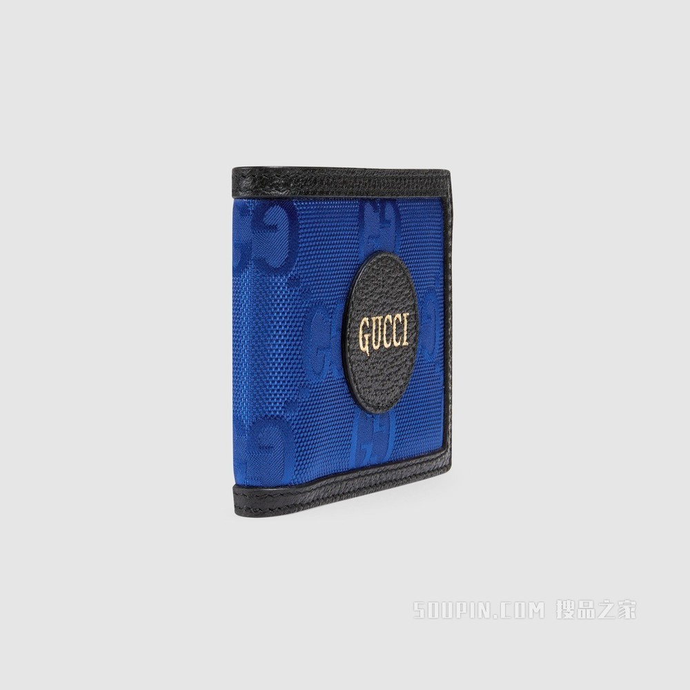 Gucci Off The Grid系列钱包 蓝色GG ECONYL®