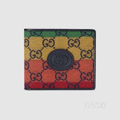GG Multicolor系列钱包 彩色帆布