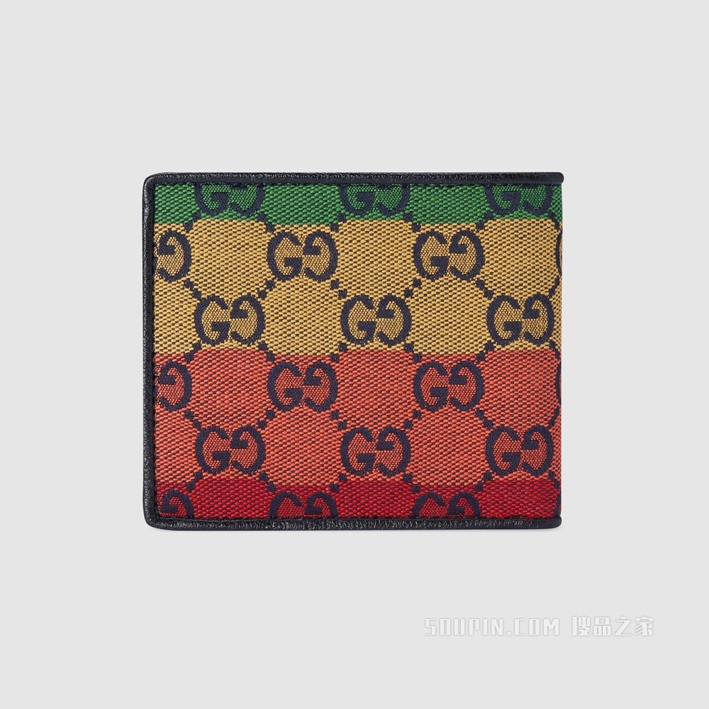 GG Multicolor系列钱包 彩色帆布