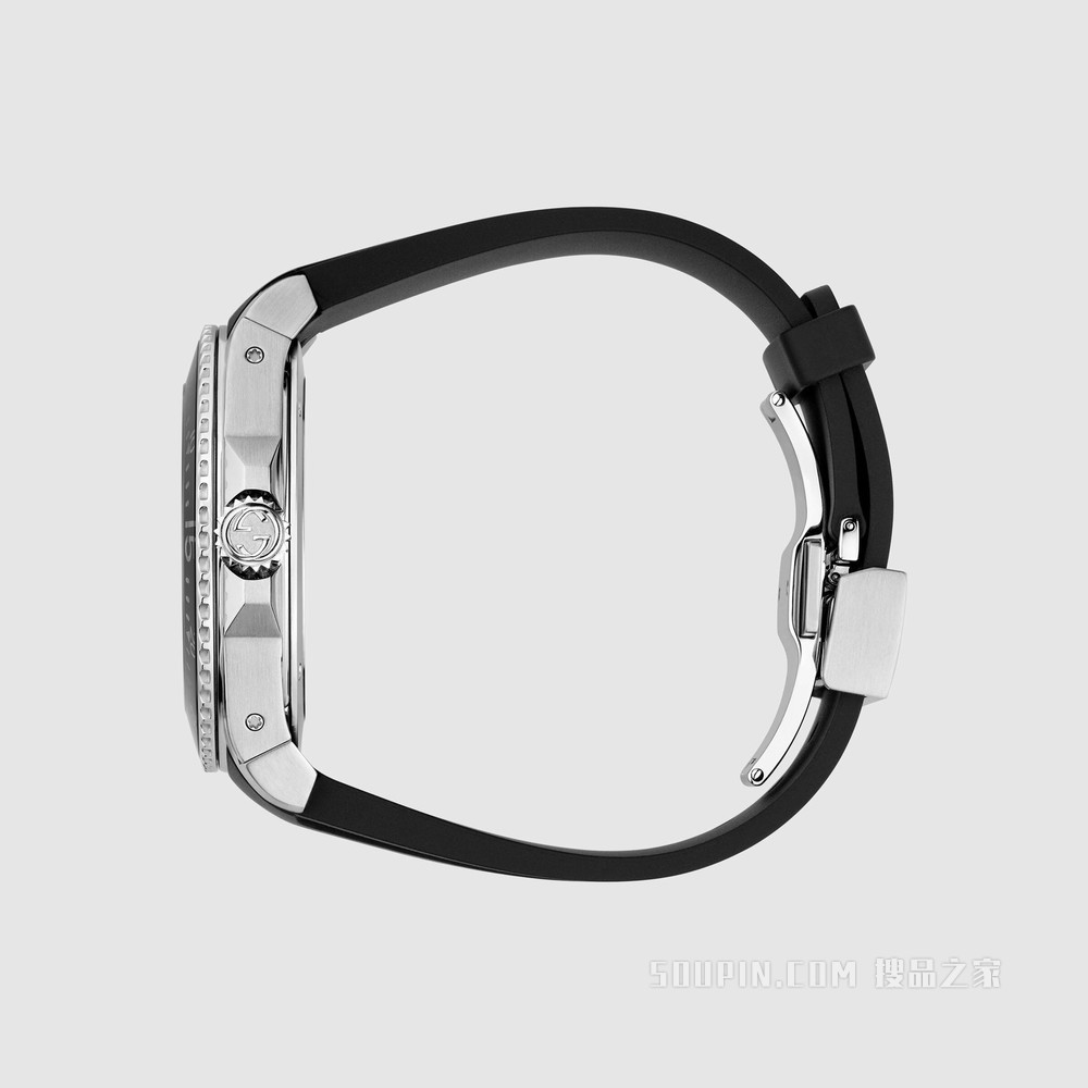 Gucci Dive腕表，40毫米 黑色橡胶
