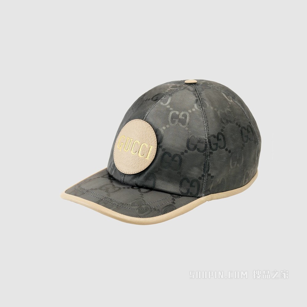 Gucci Off The Grid系列棒球帽 深灰色GG ECONYL®