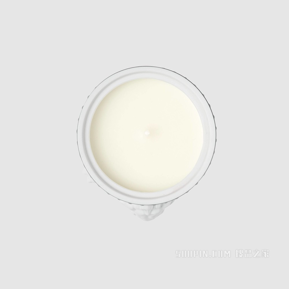 Mehen香型饰玫瑰印花狮子烛台 玫瑰印花