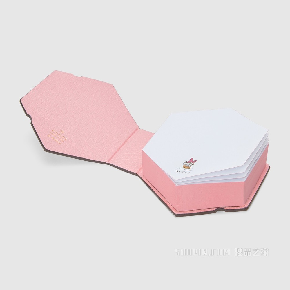 Disney x Gucci黛丝鸭便利贴 米色和乌木色GG Supreme帆布