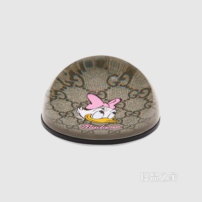 Disney x Gucci黛丝鸭镇纸 米色和乌木色