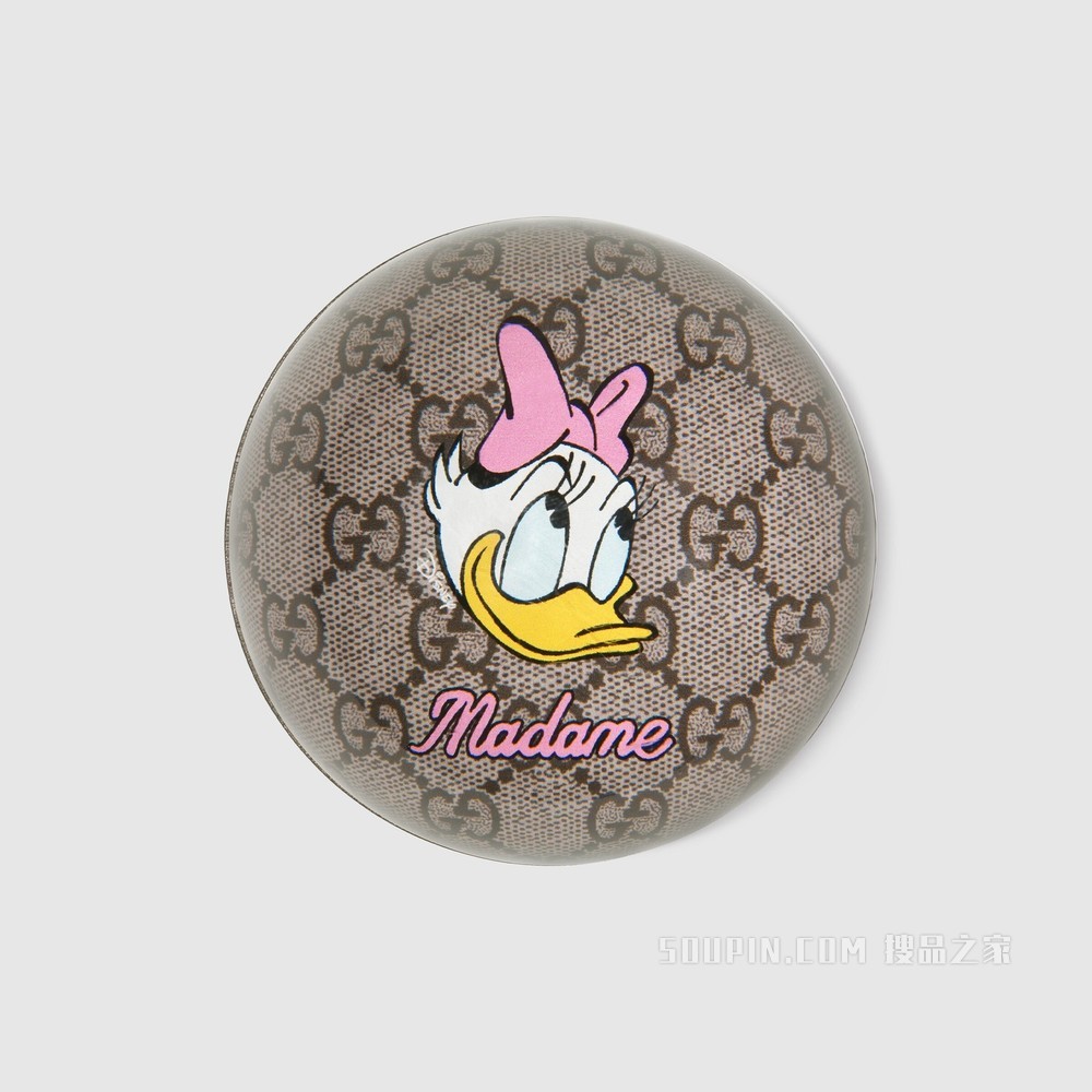 Disney x Gucci黛丝鸭镇纸 米色和乌木色