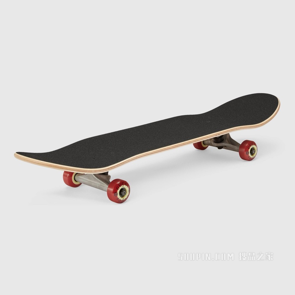 花卉印花滑板 象牙白色和多色