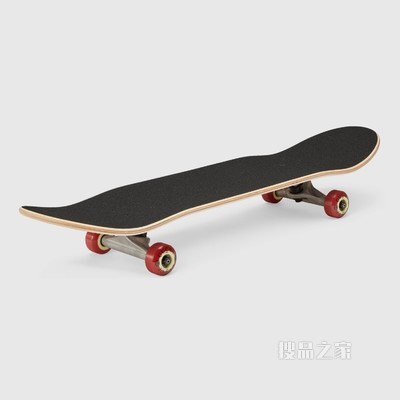 花卉印花滑板 象牙白色和多色