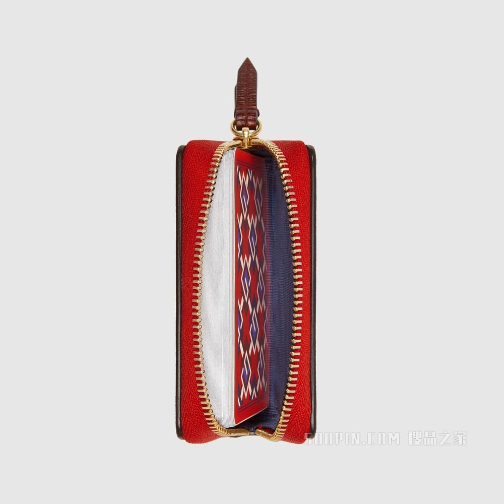 几何G印花扑克牌套装（一副） 红色可持续材料Demetra