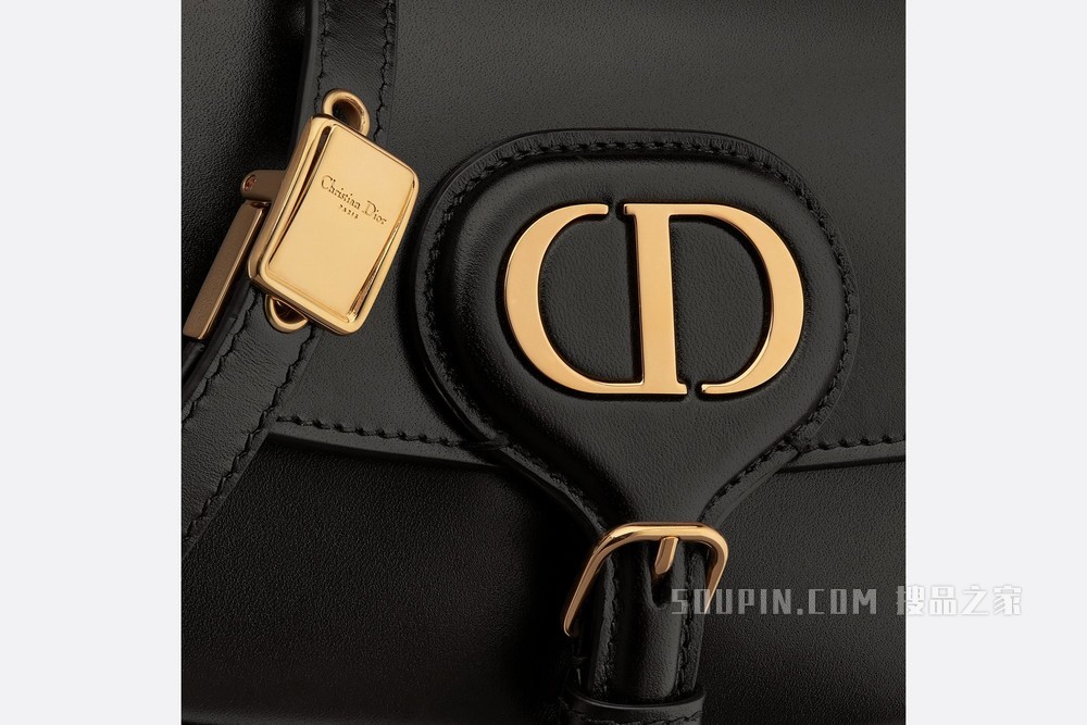 Dior Bobby East-West 手袋 黑色光面牛皮革