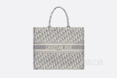 Book Tote 手袋 灰色 Oblique 印花