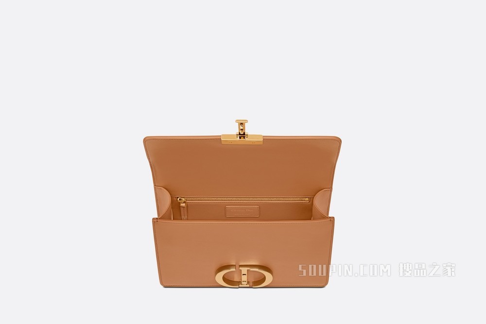 30 Montaigne 手袋 琥珀色光面牛皮革