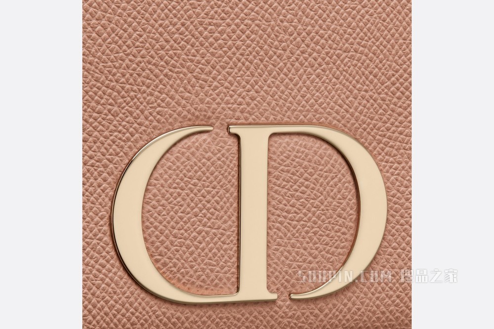 30 Montaigne 二合一手拿包 玫瑰粉色粒面牛皮革