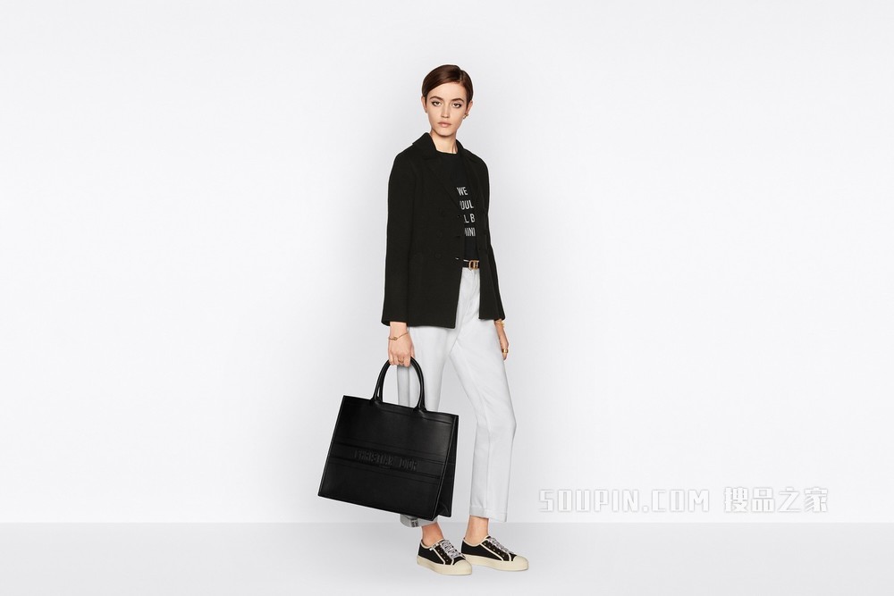 Book Tote 手袋 玫瑰粉色牛皮革