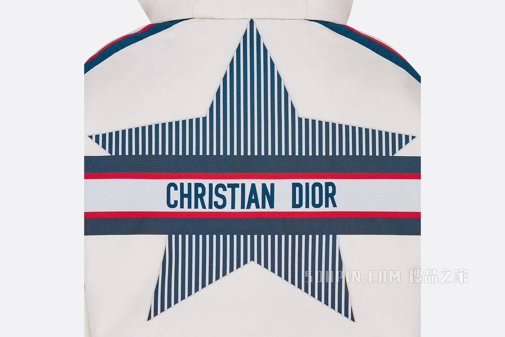 DiorAlps 连帽夹克 白色绗缝科技面料三色 Dior Star 图案