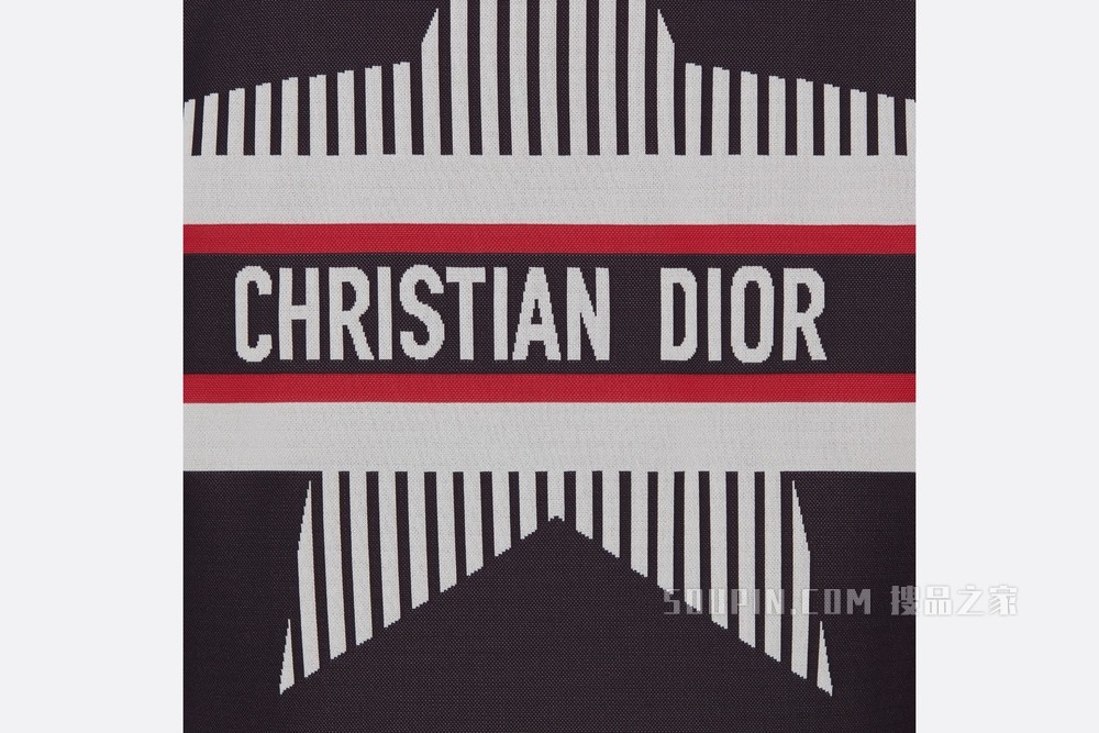 拉链夹克 蓝色科技面料三色 Dior Star 图案