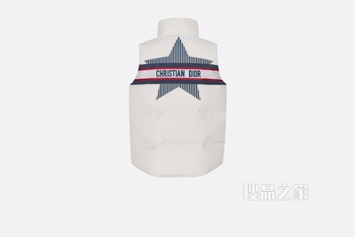 DiorAlps 无袖夹克 白色绗缝科技面料三色 Dior Star 图案