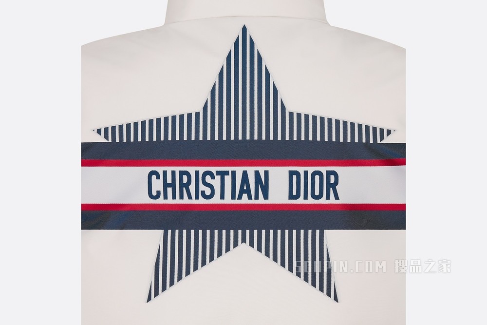DiorAlps 无袖夹克 白色绗缝科技面料三色 Dior Star 图案