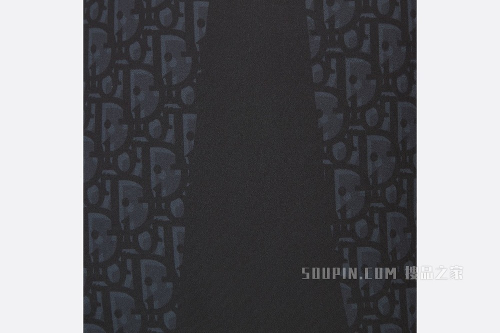 DiorAlps 打底裤 黑色平纹针织科技面料 Oblique 印花