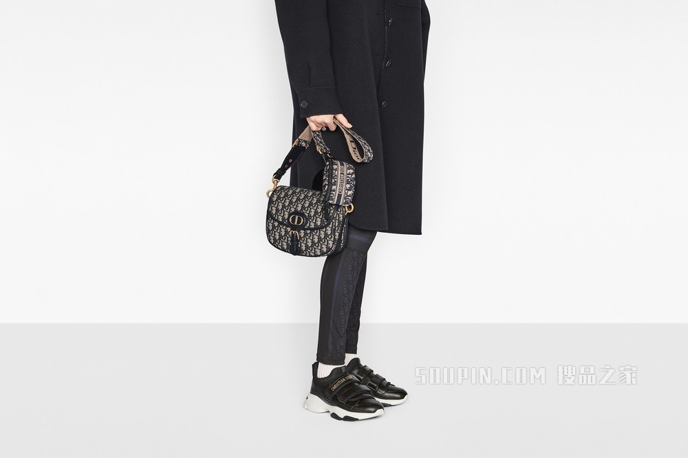 DiorAlps 打底裤 黑色平纹针织科技面料 Oblique 印花