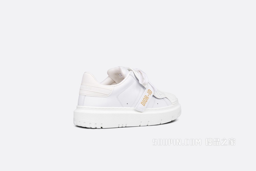 Dior-ID 运动鞋 白色牛皮革和橡胶