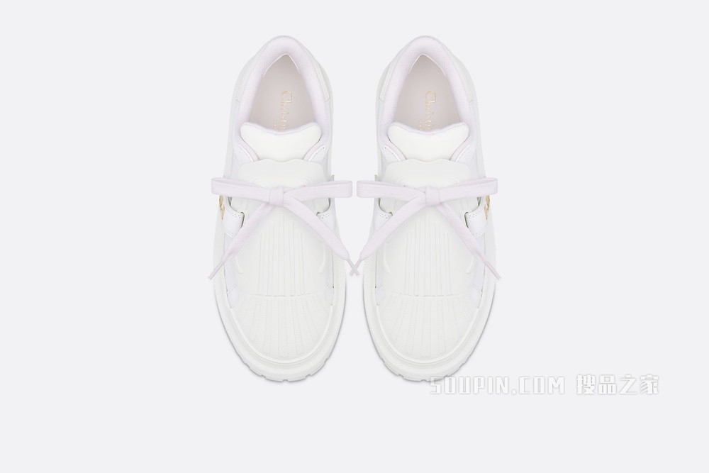 Dior-ID 运动鞋 白色牛皮革和橡胶