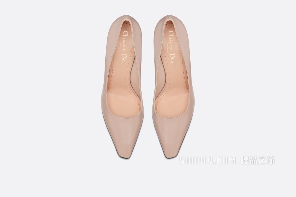 Dior Attract 高跟鞋 裸色柔软牛皮革