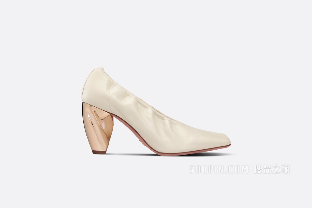 Dior Déesse 高跟鞋 白色羊皮革