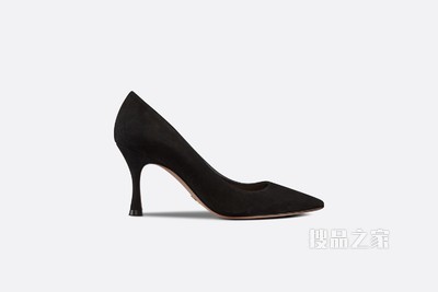 Dior Attract 高跟鞋 黑色绒面羊皮革