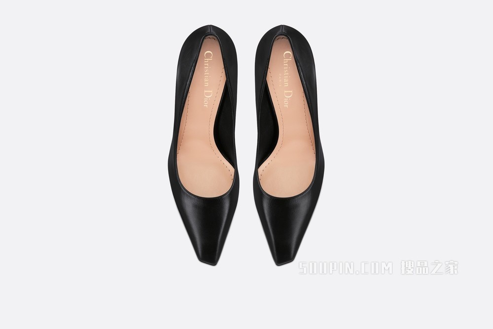Dior Attract 高跟鞋 黑色柔软牛皮革