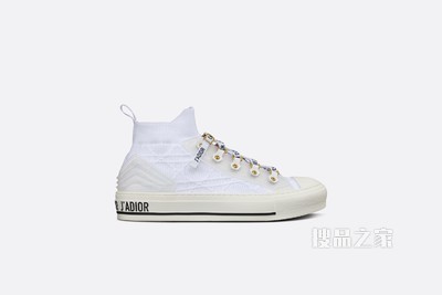 Walk'N'Dior 运动鞋 白色网眼织物藤格纹