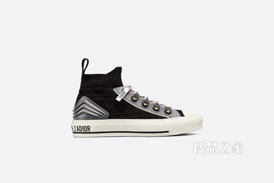 Walk'N'Dior 运动鞋 黑色网眼织物藤格纹