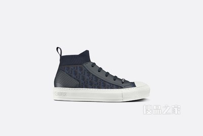Walk'n'Dior 运动鞋 深蓝色网面 Oblique 印花