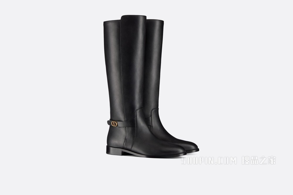 Dior Empreinte 靴子 黑色柔软牛皮革