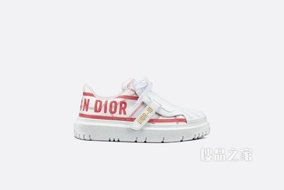 Dior-ID 运动鞋 白色和红色科技面料