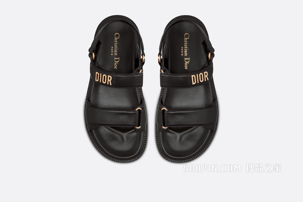 DiorAct 凉鞋 黑色羊皮革