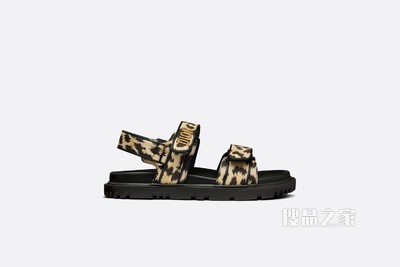 DiorAct 凉鞋 米色科技面料 Mizza 图案