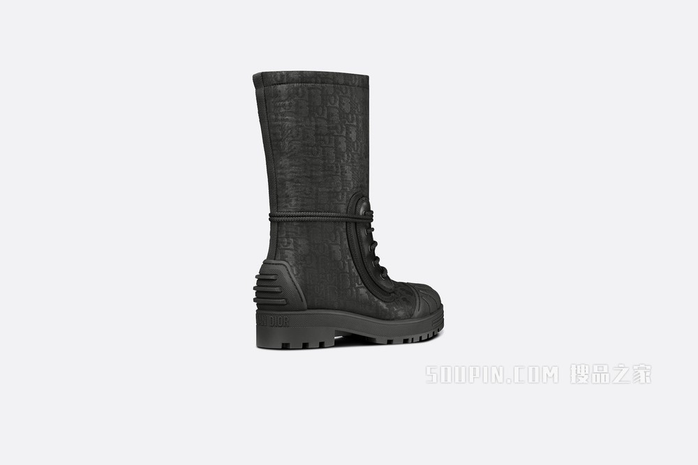 DiorIron 及踝靴 闪亮科技面料 Uber Black Oblique 印花