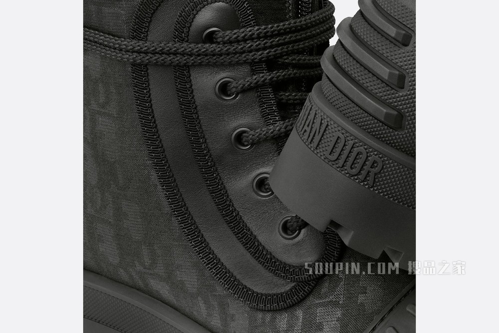 DiorIron 及踝靴 闪亮科技面料 Uber Black Oblique 印花