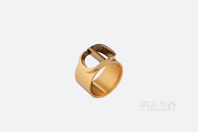 30 Montaigne 戒指 复古金色饰面金属