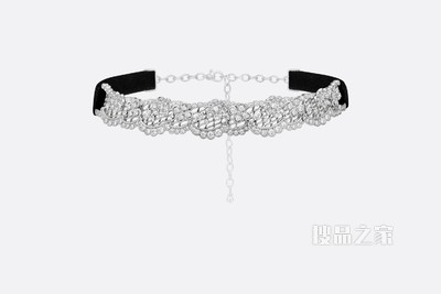 Archi Dior 项链 白色 18K 金和钻石装饰