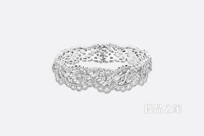 Archi Dior 手链 白色 18K 金和钻石装饰