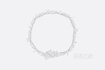 Archi Dior 手链 白色 18K 金和钻石装饰