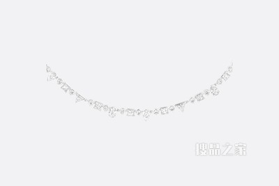 Archi Dior 项链 白色 18K 金和钻石装饰