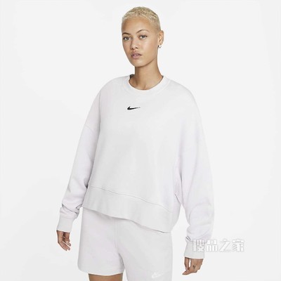 Nike Sportswear Collection Essentials 女子起绒圆领上衣