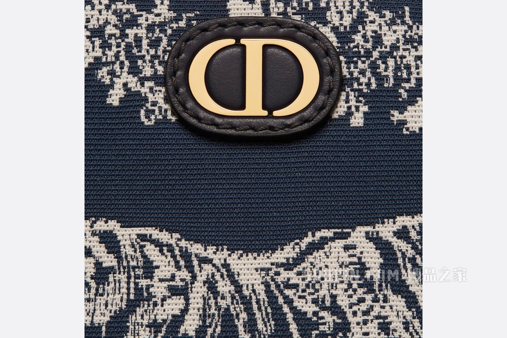 30 Montaigne 化妆包 蓝色 Reverse 茹伊印花提花