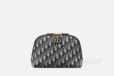 30 Montaigne 化妆包 蓝色 Oblique 印花