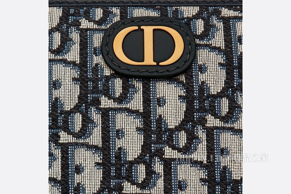 30 Montaigne 化妆包 蓝色 Oblique 印花